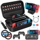thumbnail image 1 of Juego de 12 accesorios periféricos para videojuegos para Nintendo Switch, maletín multifuncional, soporte, funda protectora, teclas, protector de pantalla, volante, empuñadura y cable de carga tipo C, 1 of 7