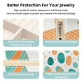 thumbnail image 3 of Easter Travel Portable Square Jewelry Display and Decorative Box with Bracelet Holder - Ideal for Rings, Earrings, Necklaces, Bracelets, and More - Suitable for Girls and Women, 3 of 6