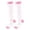 White, variant on Winter Socks Unisex Colorful Ribbon Athletic Running Compression Stockings for Cancer Awareness Day Supportive Breathable Performance
