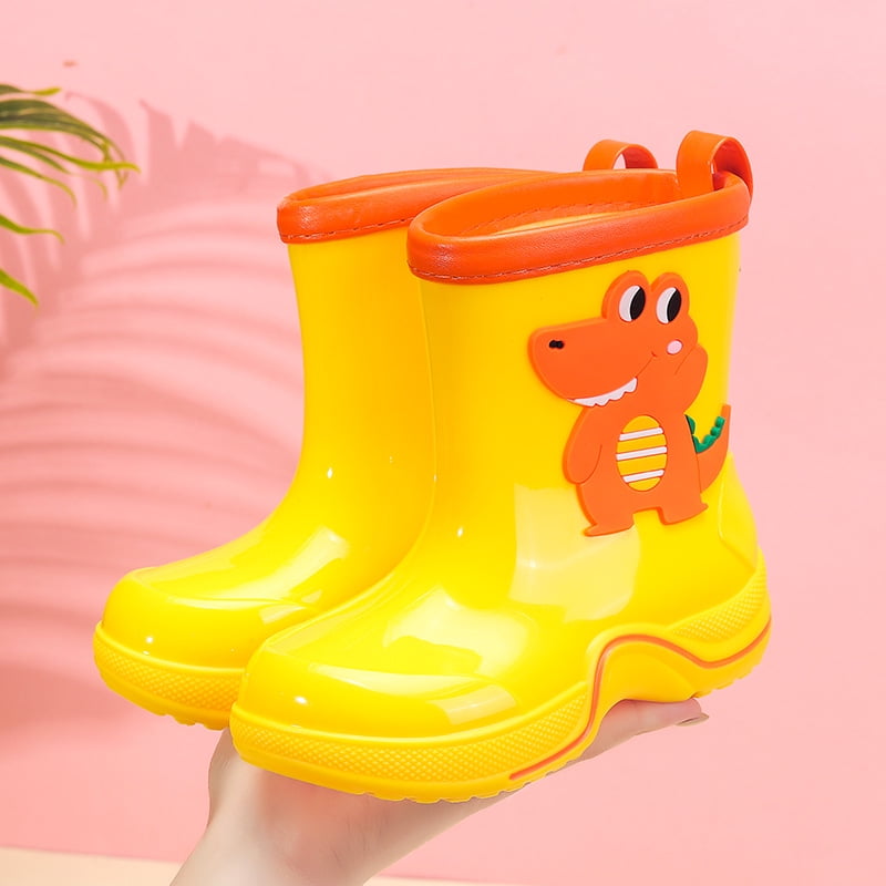 HCXIN new cartoon kids slippers rain boots kids cute crocodile pattern