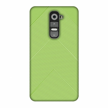 LG G2 D802 Case, Premium Handcrafted Printed Designer Hard Snap on Shell Case Back Cover with Screen Cleaning Kit for LG G2 D802 - Carbon Fibre Redux Pear Green