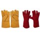 thumbnail image 2 of Guantes de soldadura Guantes de forja resistentes al fuego gruesos Guantes de trabajo de cuero Protección de manos para horno de barbacoa Eigraketly JJ24103-01, 2 of 7