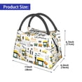 thumbnail image 2 of Balery Transportation Cartoon Bolsa de Aislamiento Portátil – Bolsa de Almuerzo con Forro de Aluminio Mejorado, Funda Impermeable y Fácil de Limpiar para Picnic y Caja de Almuerzo, 2 of 6