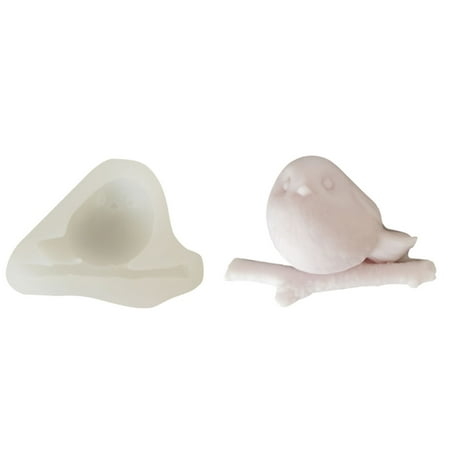 

3D Sparrow Bird Silicone Mold for Candle Soap Making Cake Chocolate Molds DIY Resin Aroma Mould Baking Tools Decor