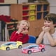 thumbnail image 4 of Coche De Policía Con Luz Led De Cristal, Coches De Carreras De Plástico Con Luz Y Música, Juguetes Educativos Para Niños, Modelo De Coche Deportivo Cateissary FN007452-01, 4 of 6