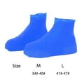 thumbnail image 2 of Walking Shoes Accessories Latex Shoes Protectors Waterproof Reusable Rain Boot Shoe Covers Rain Shoe Cover Overshoes WHITE M, 2 of 6