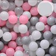 thumbnail image 1 of Plastic Pit Balls, Play Ball Pack Pool Soft Toy Pink Mix, 1 of 4