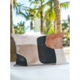 thumbnail image 6 of Outdoor Pillows Waterproof, Black Brown Abstract Art Bedding Throw Pillows with Insert for Couch Sofa Bed, Modern Geometric Luxury 12x20 Inch Pillowcases Decorative Camping Patio Pillow Set of 1, 6 of 8