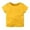 Yellow, variant on Toddler Boy Toddler Kids Baby Boys Girls Solid Short Sleeve Crewneck T Shirts Tops Tee Clothes for Children Ropa De Niño De 2 Años Toddler Summer (Pink,110)