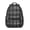 Black and White, variant on Yellow and Black Checkered Pattern Backpack for School, Cute School Bag with Adjustable Shoulder Straps and Padded Back, 15.3"x11"x6.7"