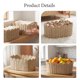 thumbnail image 3 of WEUVEB 2Ud Cesta Organizadora Tejida En Rope Beige Con Natural Para, 3 of 6