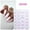 H, variant on Gradient French Line Nail Art Stickers - Self-Adhesive Curved Stripes Nail Decals, French Tips Guides Designs for DIY Manicure