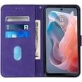 thumbnail image 5 of Case for Motorola Moto G 5G 2024 Wallet Case, Moto G 5G 2024 Phone Case with Card Holder Kickstand Magnetic Durable Leather Shockproof Cover for Moto G 5G 2024 Purple YBS, 5 of 12