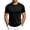 Black plus size men t shirts a1, variant on sdhkgrrt Plus Size Men Summer Round Neck Short Sleeve T-Shirts Casual Solid Basics Tee Tops Loose Fit Everyday Wear, Black L