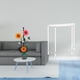 thumbnail image 2 of Soporte de papel higiénico,Soporte de papel de cocina con forma de girasol para encimera,Mesita de noche acrílica,Mesa auxiliar de acrílico transparente,mesa de centro transparente con, 2 of 8