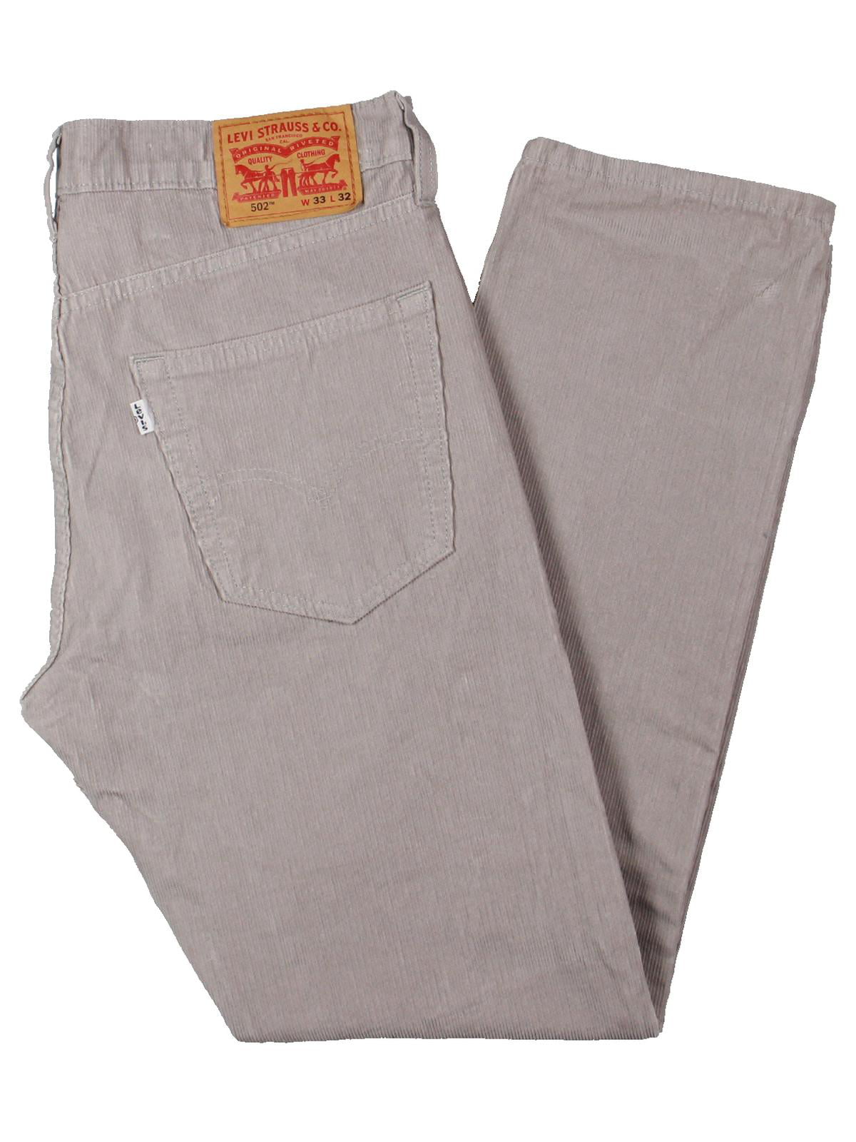 Levi Strauss & Co. Mens 502 Taper Regular Fit Stretch Corduroy Pants -  