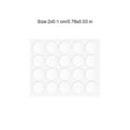 thumbnail image 2 of Tssuoun 20 Pieces Foam SpongeGreat Elasticity Round Removable Candle Wick Sticker Strong Viscosity Keep Straight Stable Paster Craft White, 2 of 8