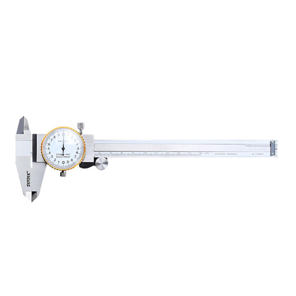 SHARS 0-6" STAINLESS 4 WAY DIAL CALIPER 0.02"mm SHOCK PROOF NO BOX 