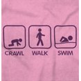 thumbnail image 2 of Crawl Walk Swim Athletic Toddler Boy Girl T Shirt Infant Toddler Brisco Brands 12M, 2 of 6