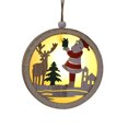 thumbnail image 2 of Xihbxyly Oferta Relampago Cabaña Navideña de Madera, Adornos Navideños Colgantes, Decoración Navideña Colgante para Árbol de Navidad Iluminado, 2 of 6