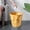 Yellow, variant on HongHeng Clearance Under $2.00 Bathroom Trash Can Non- Trash Can Trash Can Large Capacity Living Room Trash Can Round Thickened Trash Can
