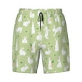 thumbnail image 4 of Lsque Mens Swim Trunks Rabbit And Carrot (2) Pattern - Bathing Suit Compression Liner - Beach Swim Shorts Swimwear - (S-3XL) - Stretch Quick Dry -XX-Large, 4 of 9