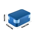 thumbnail image 3 of Bento Box Adult Lunch Box with Compartments for Women and Men Set Of Utensil and Dip Container Cute s Bento Lunch Box Microwavable, 3 of 6