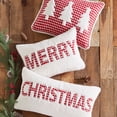thumbnail image 3 of Levtex Home - Joulset - Decorative Pillow (14x18in.) - Christmas Trees - Red and Cream, 3 of 4