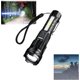 thumbnail image 1 of Linterna de observación, linterna económica, linternas LED recargables de lúmenes altos, linterna de 7 modos a prueba de agua, para emergencias en el hogar, camping, 1 of 7