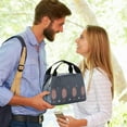 thumbnail image 3 of SuoKom Lunch Bag Women Oxford Cloth Lunch Bag Outdoor Picnic Bag Portable Lunch Bag Bento Bag Large Heat Preservation Bag Ice Bag High Waist Lunchbox On Clearance, 3 of 7