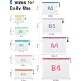 thumbnail image 2 of JARLINK 24pcs Mesh Zipper Pouch 12 Colors, 8 Sizes Waterproof Zipper Bags for Board Games Storage, Organization Pouches for School Supplies, Office Appliances, Cosmetics, and Travel Accessories, 2 of 10