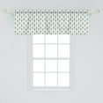thumbnail image 2 of Ambesonne Arrow Window Valance, Tribal Graphic Pattern, 54" X 18", Black White Green, 2 of 3