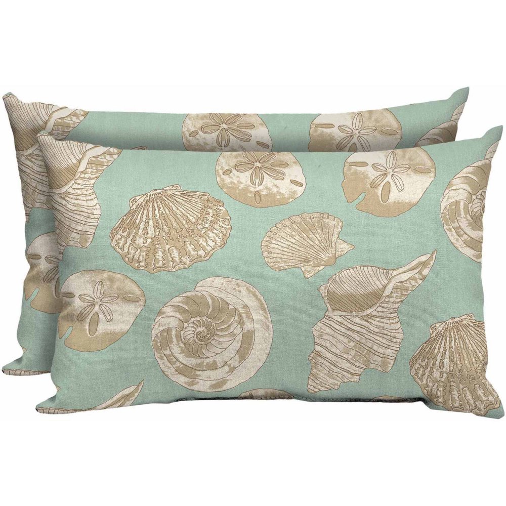 Better Homes and Gardens Outdoor Patio Lumbar Pillow, Set of Two ...