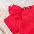 thumbnail image 6 of Gubotare Baby Sequin Dress Newborn Baby Boy Girl Outfit Romper Overalls Shorts Cute Spring Summer Clothes 0 3 6 9 12 18 24 Months (Red,0-3 Months), 6 of 8