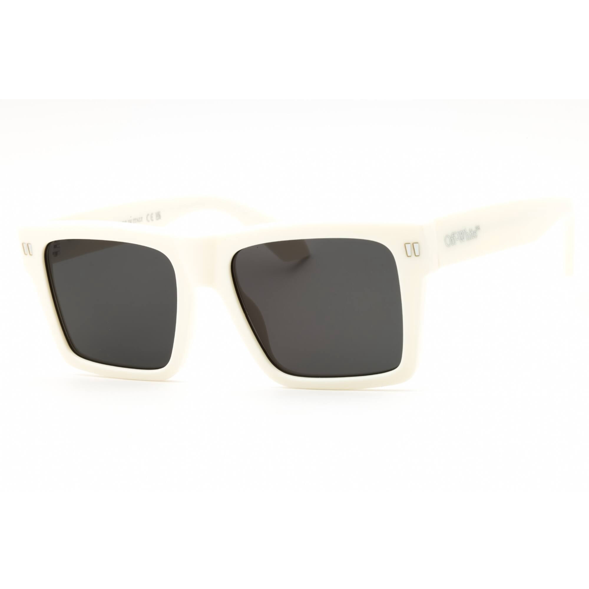 Off-White OERI133 SPRINGFIELD 0107 Sunglasses White Square Frame, Grey Lenses Off-White Springfield OERI133 1007 56 Sunglasses | Shade Station main image 3