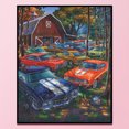 thumbnail image 1 of Cuadros Decorativos Villa Car 11CT estampado DIY bordado punto de cruz completo hilo de algodón arte de pared Ndcxsfigh Nuevos Originales, 1 of 8