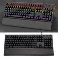 thumbnail image 1 of Teclado mecánico RGB ANGGREK con Cable USB Plug And play Escritura suave Interruptor azul, 1 of 7