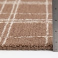 thumbnail image 4 of Better Homes & Gardens Brown Plaid Wool Indoor Runner Rug, 2'6"x7', 4 of 8
