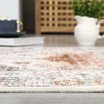 thumbnail image 3 of Large Area Rug 8x10 Washable Non Slip Vintage Floor Carpet Ultra Thin Soft Distressed Floral Living Room Rug Medallion Print Non Shedding Throw Rug for Nursery Playroom Decor, Pink, 3 of 8