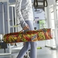 thumbnail image 1 of Oxford Pilates Yoga Mat bolsa de transporte con bolsillo hombro gimnasio bolsas llevar bolsa de ejercicio grande - DYNWAVEMX  Portador de almohadilla de yoga, 1 of 7