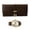 DARK BROWN, variant on Women's Luxury Watch & Matching Leather Wallet Set – Elegant Gold Timepiece with Stylish Tri-Fold Clutch