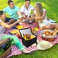 thumbnail image 2 of GOOHOCHY 2 bolsas térmicas con cremallera para guardar pasteles, picnics y comida para llevar (negras), 2 of 8