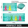 thumbnail image 2 of Happy Easter Kitchen Rugs Set,Easter Bunny Gnome Decorative Rugs for Kitchen,Easter Eggs Low Profile Floor Mats Decorations for Home Kitchen,Easter Decor, 2 of 6