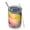 Colorful Tie Dye, variant on 12oz Tumblers Pastel Cloud Starry Sky Vacuum Insulated Stainless Steel Travel Tumbler Cups Mug with Lid and Straw for Beer,Coffee,Beverages with Cleaning Brush for Cold & Hot Drinks