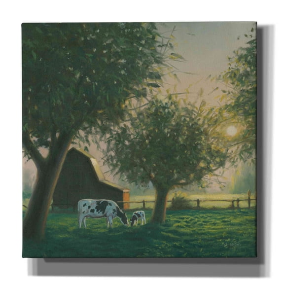 Epic Graffiti 'Farm Life IV' by James Wiens, Canvas Wall Art, 26"x26"