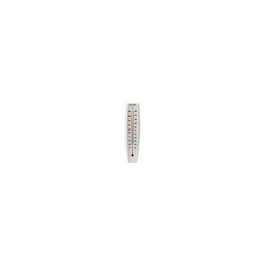 Taylor Outdoor Jumbo Tube Wall Thermometer, White 14.5"