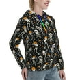 thumbnail image 6 of Daiia Dancing Skeleton Party Pattern Women's Fashion Hoodies & Sweatshirts with Kangaroo Pocket Hooded Sweatshirt with Eye-catching Drawstrings-XX-Large, 6 of 7