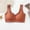 Red, variant on Women Full Coverage Wireless Bra Padded Bra Wide Strap Seamless Bra No Underwire Comfort Support Bralette
