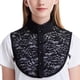 thumbnail image 2 of Conjunto de 2-6 camisa desmontable con cuello de encaje falso de moda para mujer Cuello de 3 piezas Baoblaze Cuello falso de encaje de algodón para mujer, 2 of 7