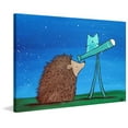 thumbnail image 2 of Marmont Hill - "Hedgehog Stargazer" by Andrea Doss Painting Print on Wrapped Canvas, 2 of 5